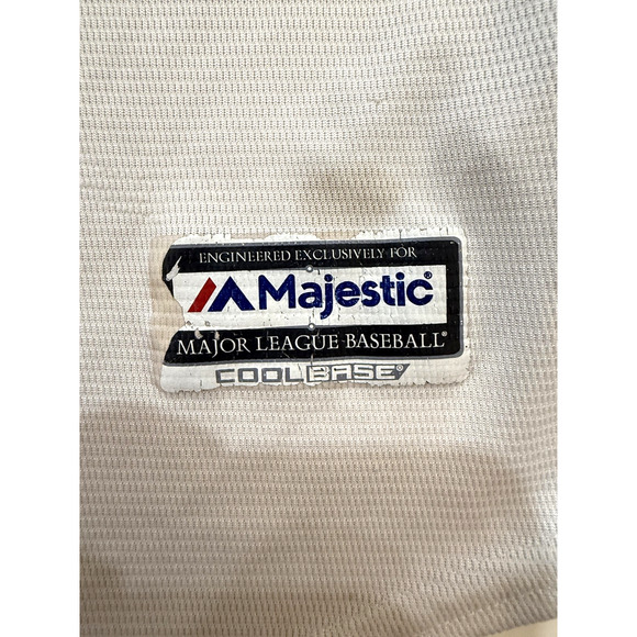 Los Angeles Dodgers Jersey Men Medium White MLB Baseball Jackie Robinson 42- Y2K - Picture 3 of 9